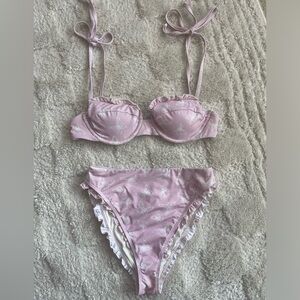 Dippin Daisy’s Ruffle Butterfly Bikini Set